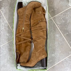 SAM EDELMAN SABLE OVER THE KNEE BOOTS SZ 9.5